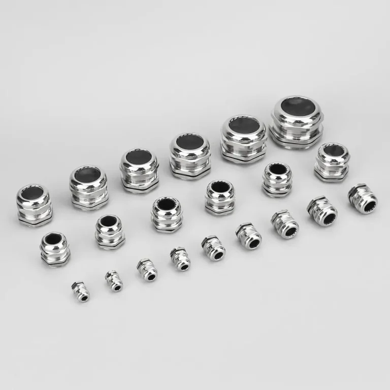 Standard nickel plated brass cable glands