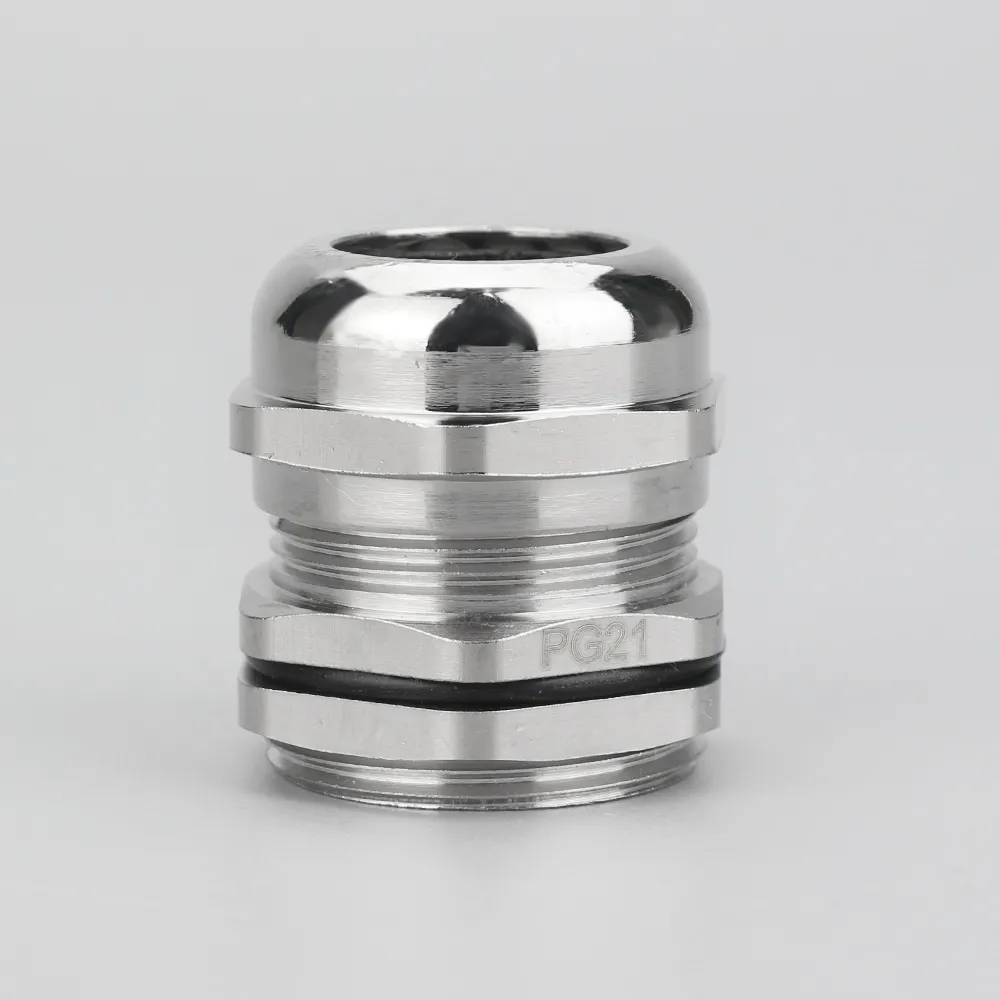 PG21 Stainless Steel Cable Gland Metric Thread