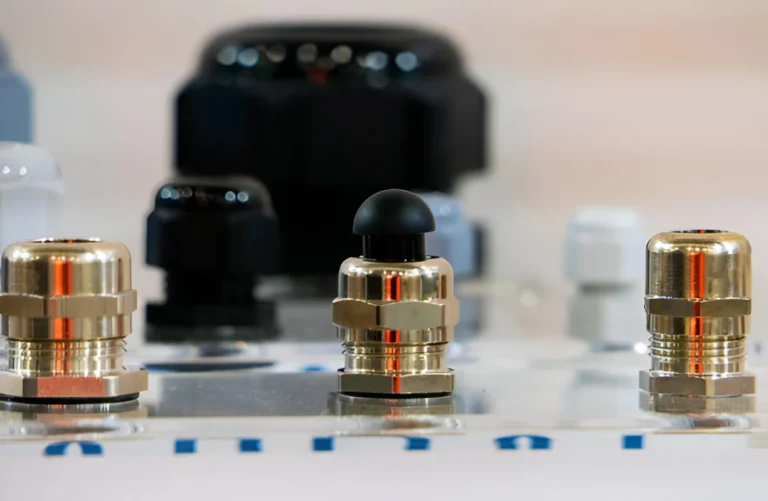 EMC shielded brass cable glands for screened cable