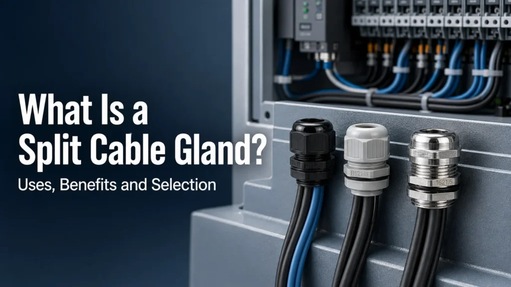 What Is a Split Cable Gland Uses, Benefits and Selection
