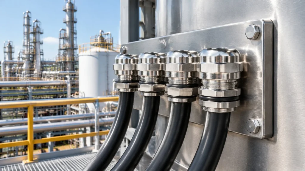 Stainless Steel Cable Glands for Chemical Plants